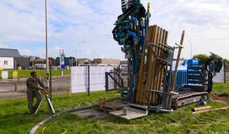 Forage géothermique sur le site d’Armstrong International