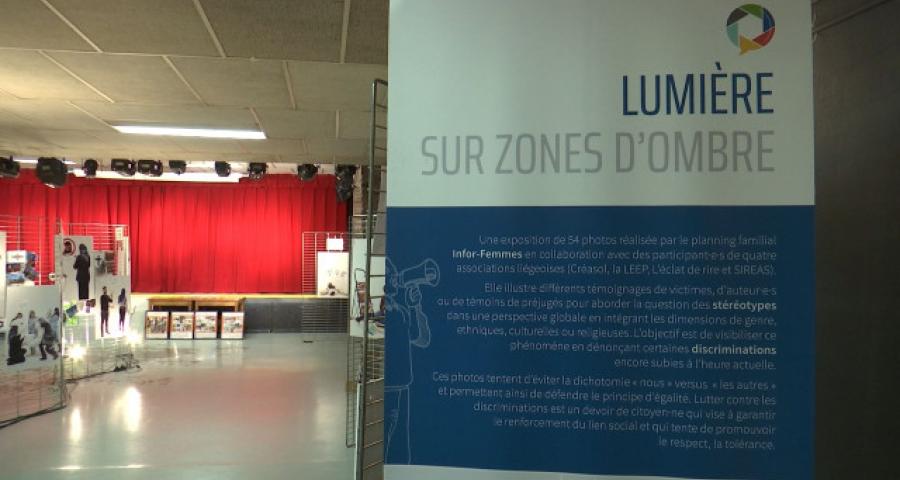 Affiche "Lumière sur zones d'ombres"  expo-photo anti-préjugés