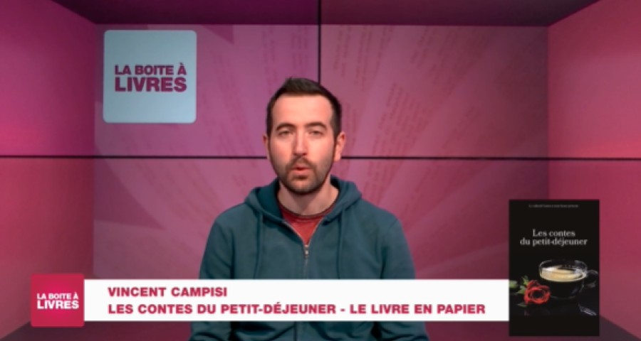 Boite à livres: Vincent Campisi, Les contes du petit-déjeuner (Le livre en papier)
