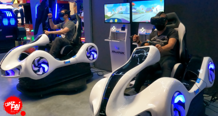 Cam Pai : Ninja Park, une salle de jeux en réalité virtuelle avec des machines futuristes