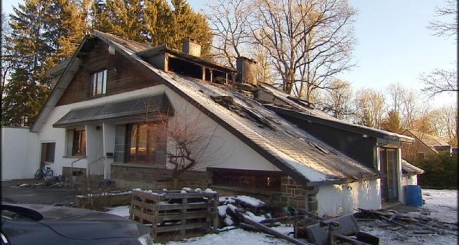 incendie dans une maison d'accueil pour adolescents