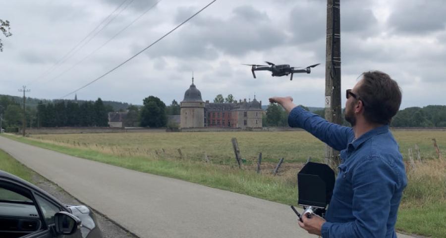 La Wallonie, vue du ciel