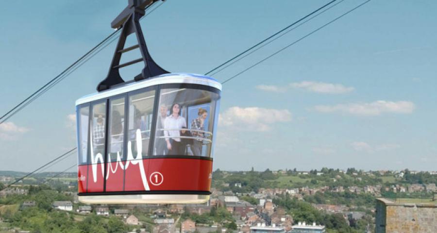 Le nouveau téléphérique de Huy sera construit par une entreprise française
