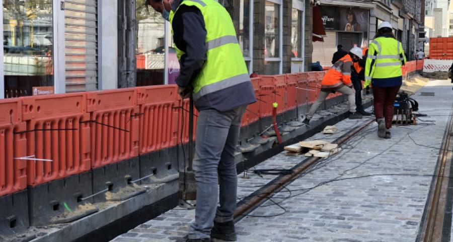 Tram En Commun S3#25 : tests à Léopold et nouveau planning sur les quais de Coronmeuse