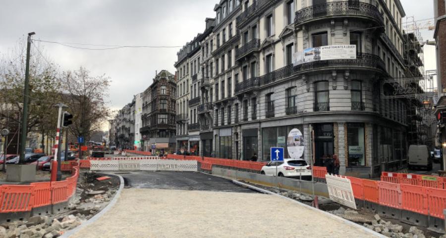 Tram En Commun S4#12 : des pavés à Léopold, des rails et du béton à Bressoux