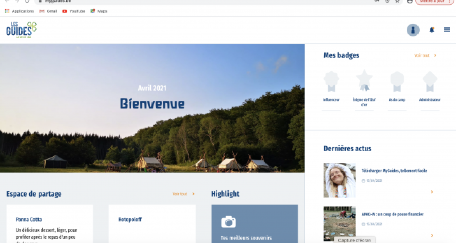 Une application mobile pour simplifier la vie des animateurs Guides 