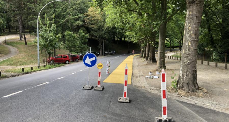 Une nouvelle piste cyclable boulevard Kleyer à Cointe 