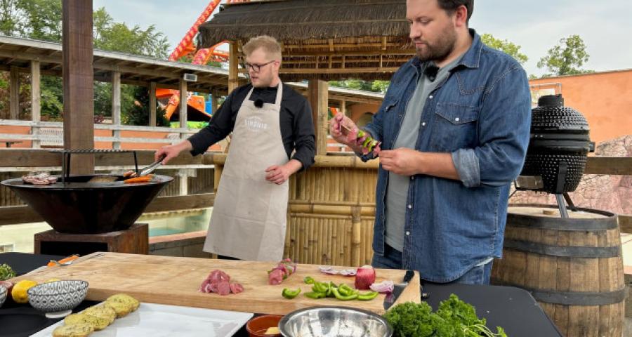 Ribs d’agneau aux aromates et à l'ail