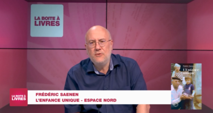 Boite à livres: Frédéric Saenen, L'enfance unique (Espace Nord)