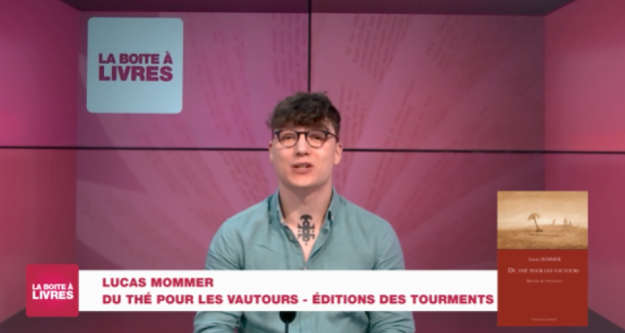 Boite à livres: Lucas Mommer, Du thé pour les vautours (Editions des Tourments)