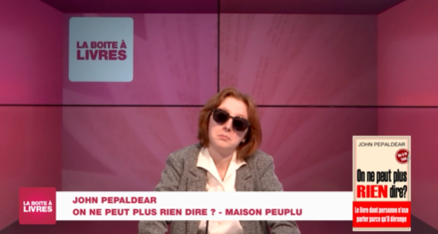 Boite à livres: John Pepaldear, On ne peut plus rien dire ? (Maison Peuple)