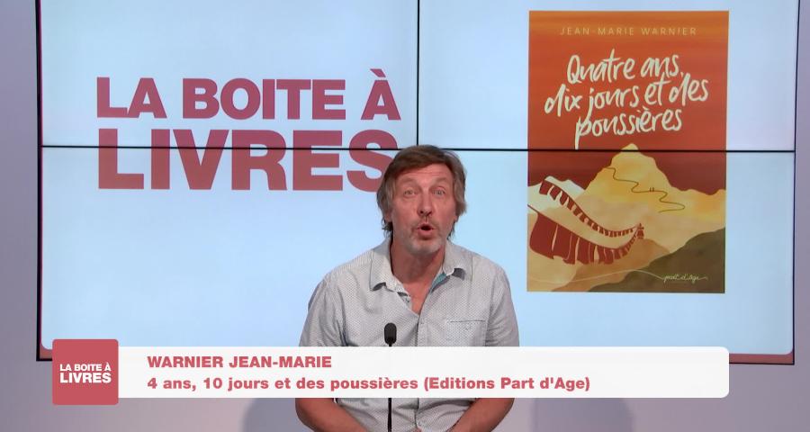 Boite à livres - Jean-Marie Warnier, 4 ans, 10 jours et des poussières (Editions Part d'Age)