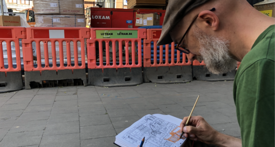 Tram En Commun S4#33 : les dessinateurs et le chantier du tram