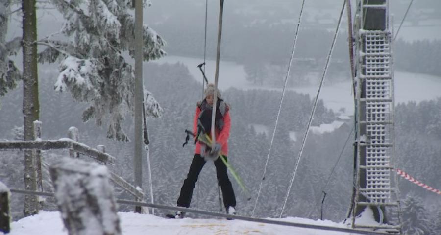 Fermeture de toutes les pistes de ski lundi en province de Liège