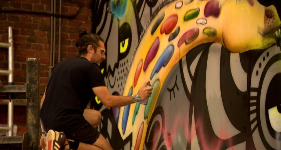 Petit-Hallet: Le Street Art invité à la Cour des Arts