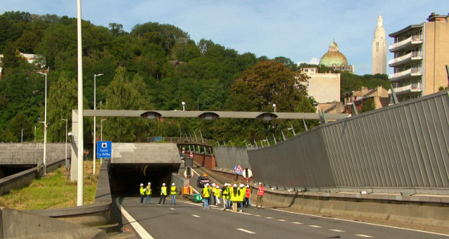 Tunnel de Cointe, sécurité renforcée, mais vitesse toujours limitée à 50 km/h !