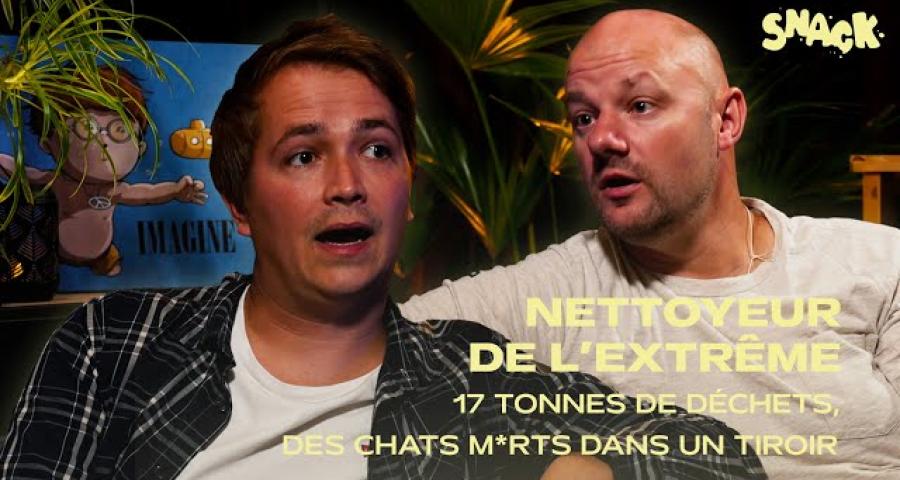 SNACK : NETTOYEUR DE L'EXTRÊME: IL VIDE 17 TONNES DE DÉCHETS DANS UNE SEULE MAISON