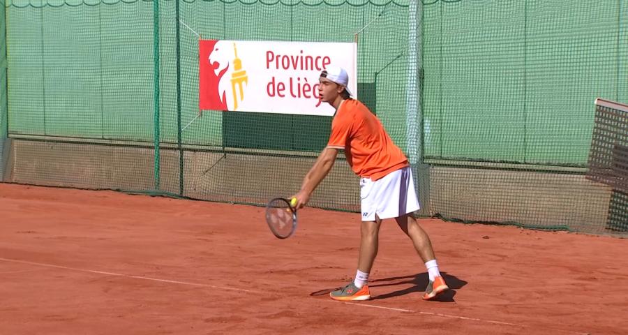 Première internationale au club de tennis de Flémalle