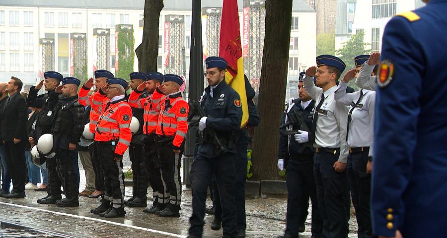 Policiers lors des Fastes de la Police de liège