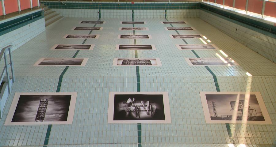 Le Sepia Imaginarium de Bruno D'Alimonte à la piscine de Hannut