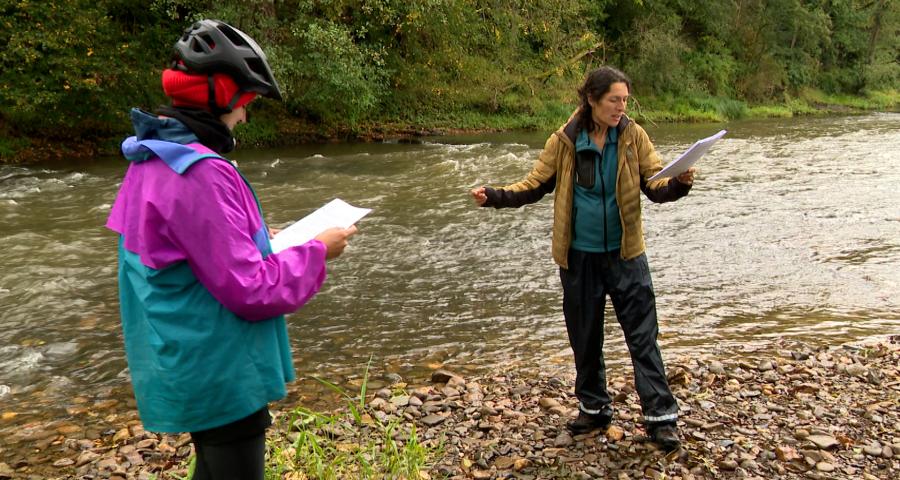 Spectacle itinérant au fil de l'Ourthe