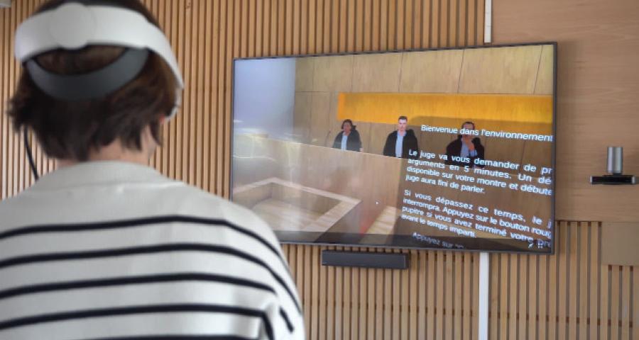 A l'Uliège, des étudiants s'exercent avec la réalité virtuelle 