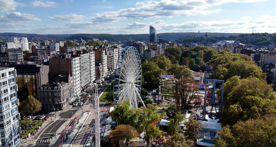 Ouverture de la 164ème foire d'octobre à Liège