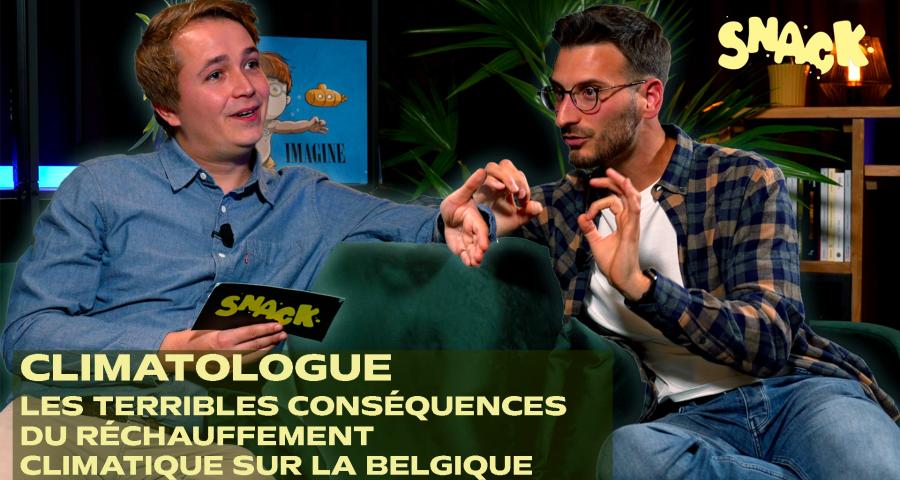 Snack : Le climatologue Sébastien Doutreloup nous dresse le portrait de la Belgique du réchauffement climatique