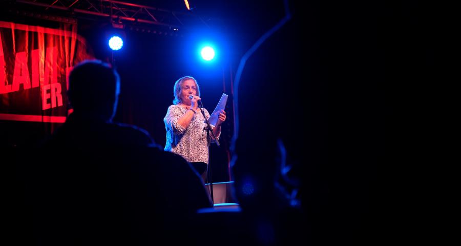 Les mots claquent à la Slamerie, à l'Atelier Rock de Huy