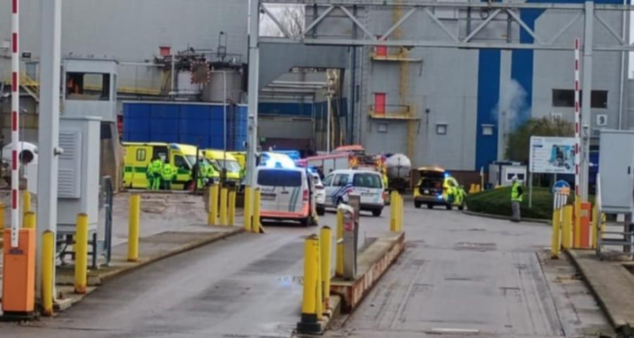 Fuite d'acide chlorhydrique chez Beneo-Orafti à Oreye