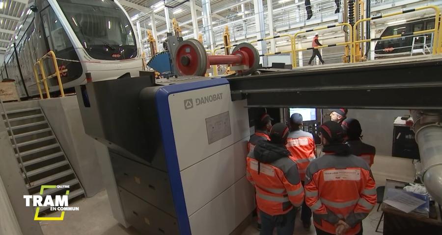 Tram en commun S7#13 : les équipes de maintenance entrent en action