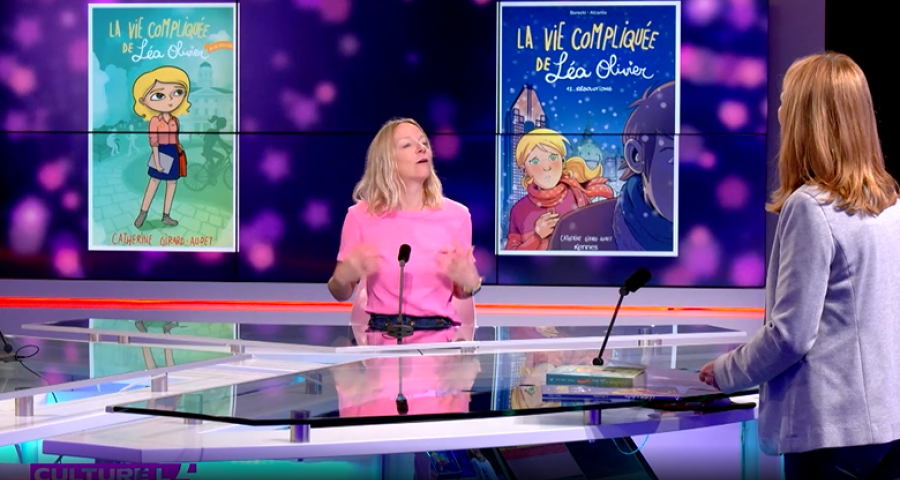 CultureL avec l'auteure et le dessinateur de "La vie compliquée de Léa Olivier"