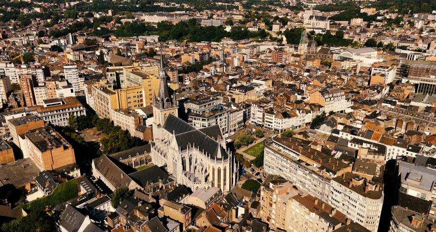 Terrasses - Evêché - Vu du Ciel