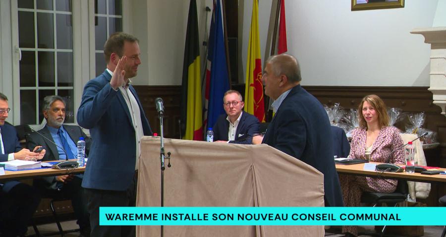 Waremme accueille son nouveau conseil communal