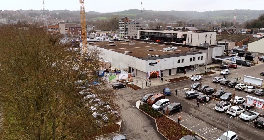 Les habitants de Chênée retrouvent leur Colruyt