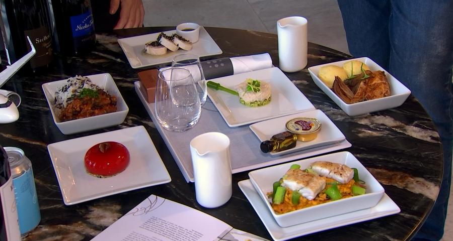 Dégustez les plats d'Arabelle Meirlaen à 10.000m d'altitude !