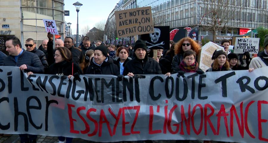 Nouvelle mobilisation contre la réforme de l'enseignement qualifiant