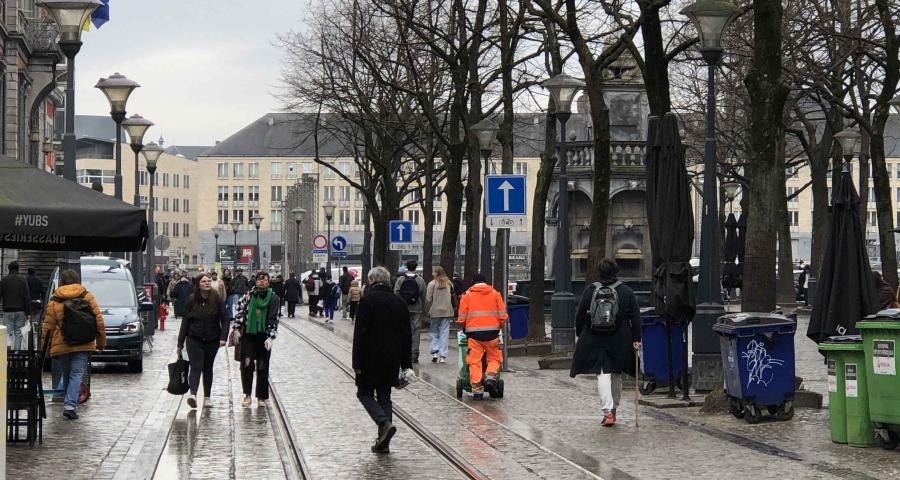 Les Liégeois peu prêts pour le tram. Inquiétant et normal à la fois