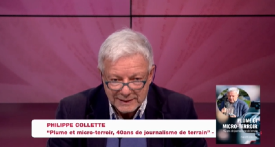 La Boîte à livres : Philippe Collette, Plume et micro-terroir, 40 ans de journalisme de terrain.