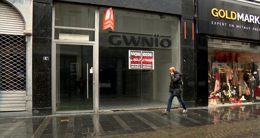 1/3 des vitrines sont vides au centre-ville de Liège