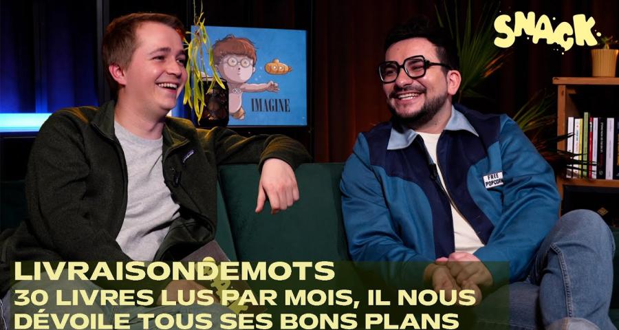 Snack : LivraisonDeMots, l'incroyable histoire de l'influenceur littéraire liégeois aux 100.000 abonnés