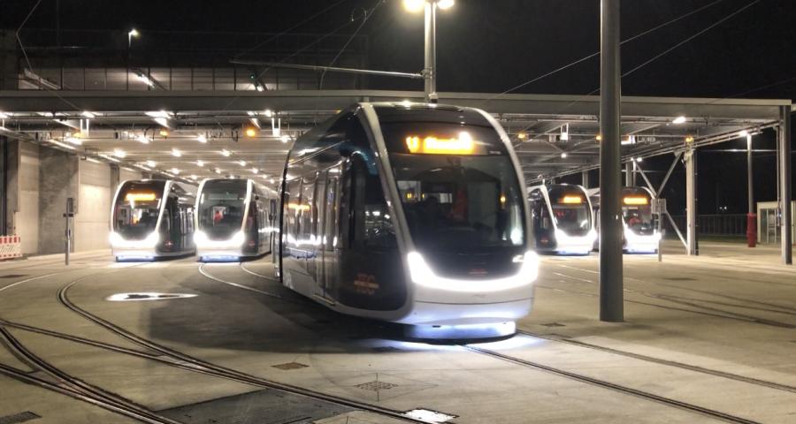 Tram en commun S7#20 : 18 rames sur la ligne, et une marche à blanc confirmée