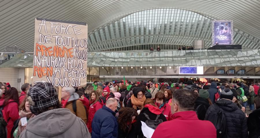 Près de 100.000 manifestants à Bruxelles: résumé de cette journée de manifestation