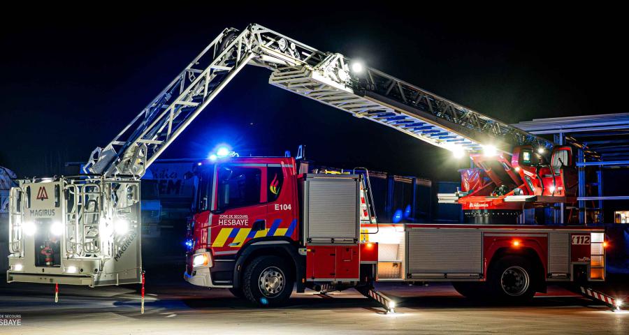 Deux camions auto-échelle de nouvelle génération pour la zone de secours Hesbaye