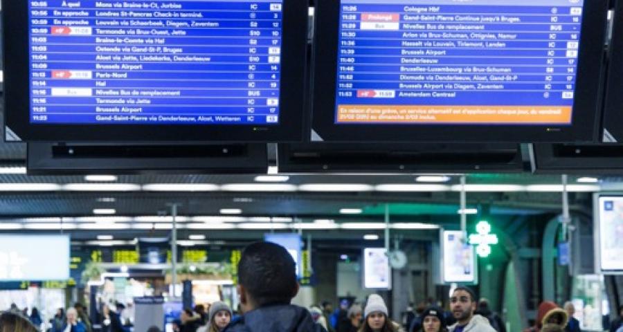 SNCB : Grève de 9 jours, la moitié des trains IC circuleront jeudi 27 février