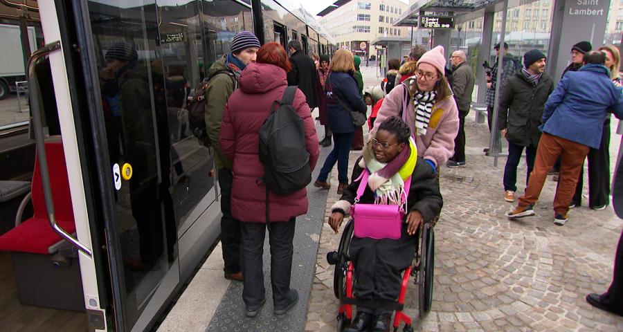 Tram: l'accessibilité aux PMR renforcée