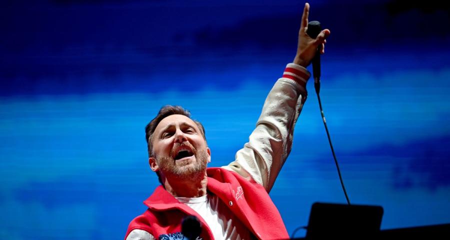 David Guetta sur la scène des Ardentes le jeudi 3 juillet