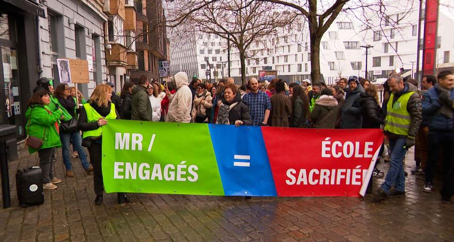 Grogne du monde enseignant: une semaine d'actions tournantes du 7 au 11 avril prochains