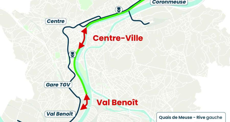 Début du chantier de réaménagement des quais de Meuse