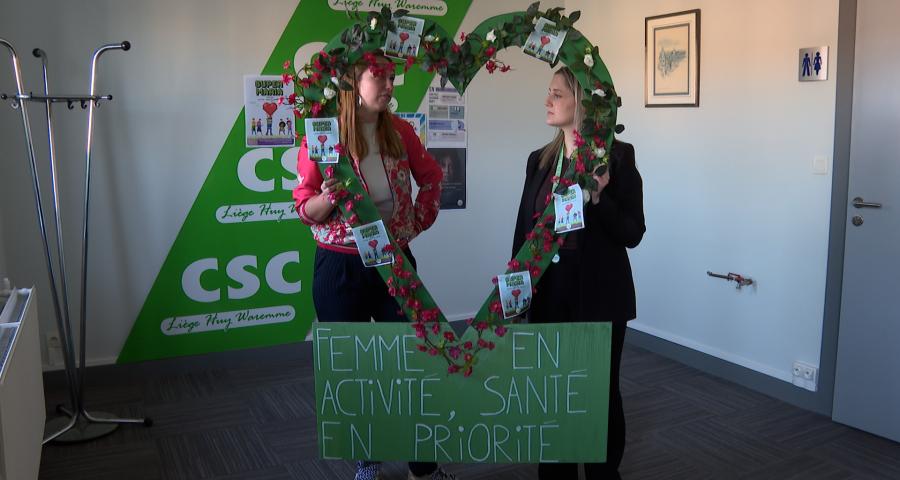 Stress des femmes au travail: la CSC sensibilise